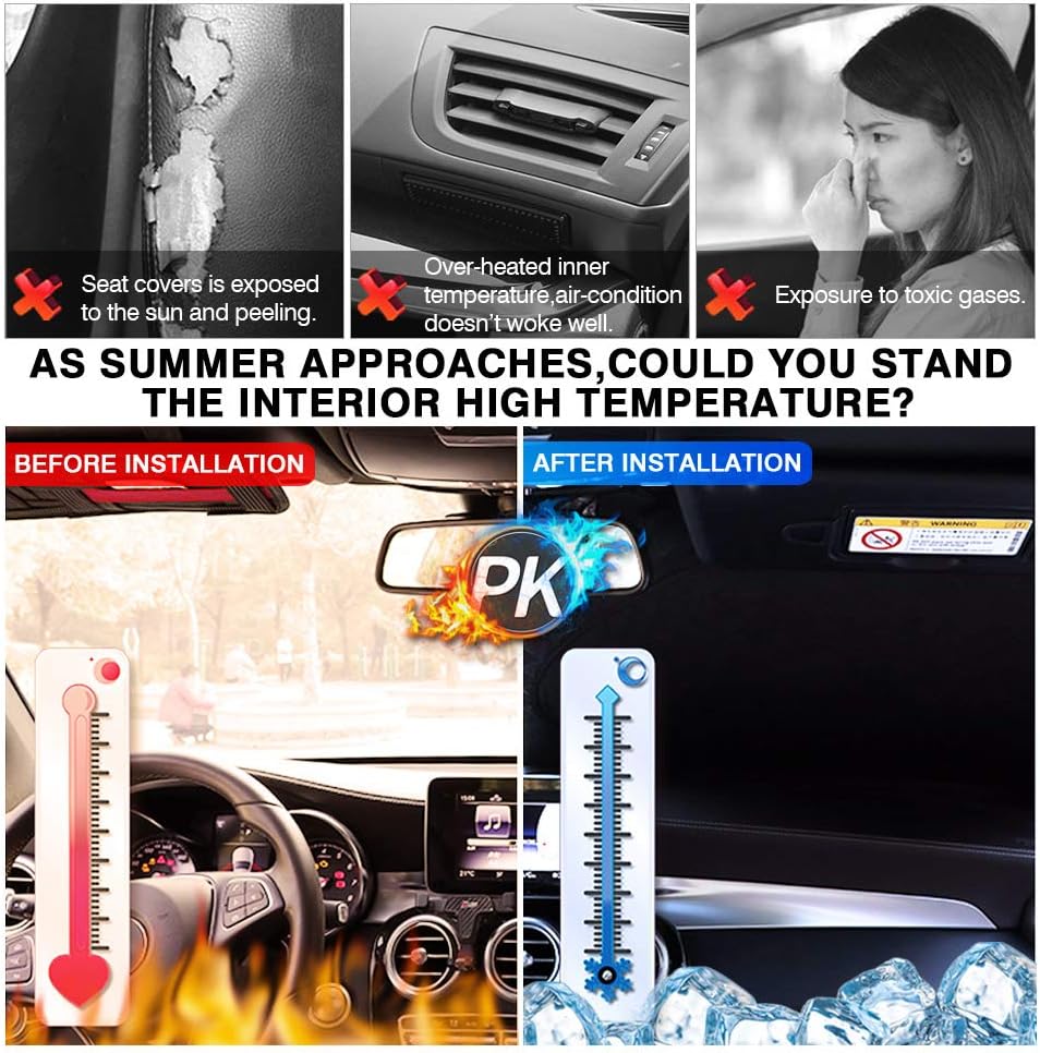 KUST Windshield Sun Shade for Buick Encore GX Accessories 2020-2025 2026 Sunshade Window Sun Visor Protector Foldable Blocks UV Rays Keep Your Car Cooler