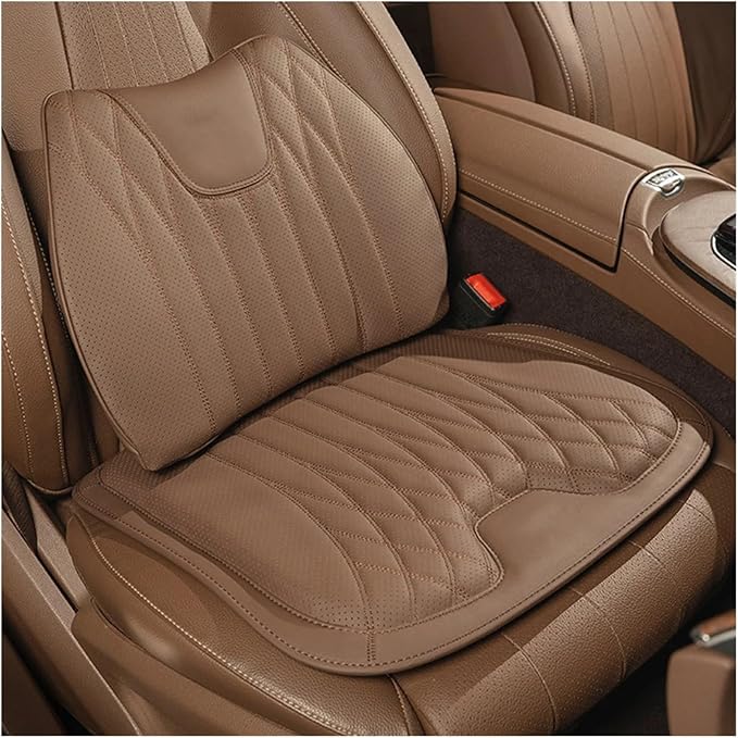 F Car Seat Cushion for BMW All Model I3 I4 I8 X1 X2 X3 X4 X5 X5M X6 X7 Z4 Car Lumbar Support Pillow Auto Seat Waist Back Cushion Y (Color : Black B)