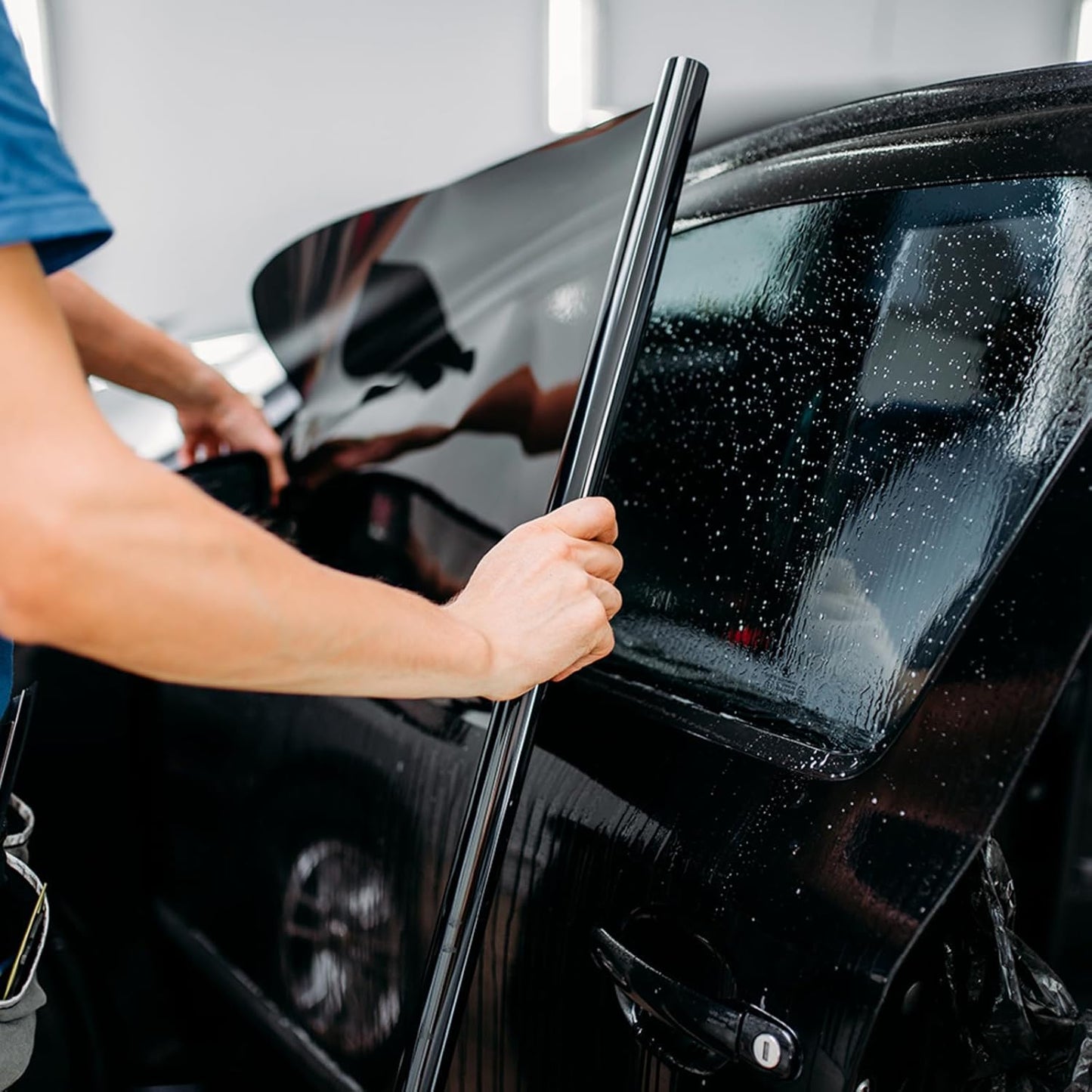 Nano Ceramic Window Tint Film for Cars - 2 Ply Scratch Resistant with Heat Control and UV/IR Rejection (50% VLT, 60inx100ft), OWFCR-10006