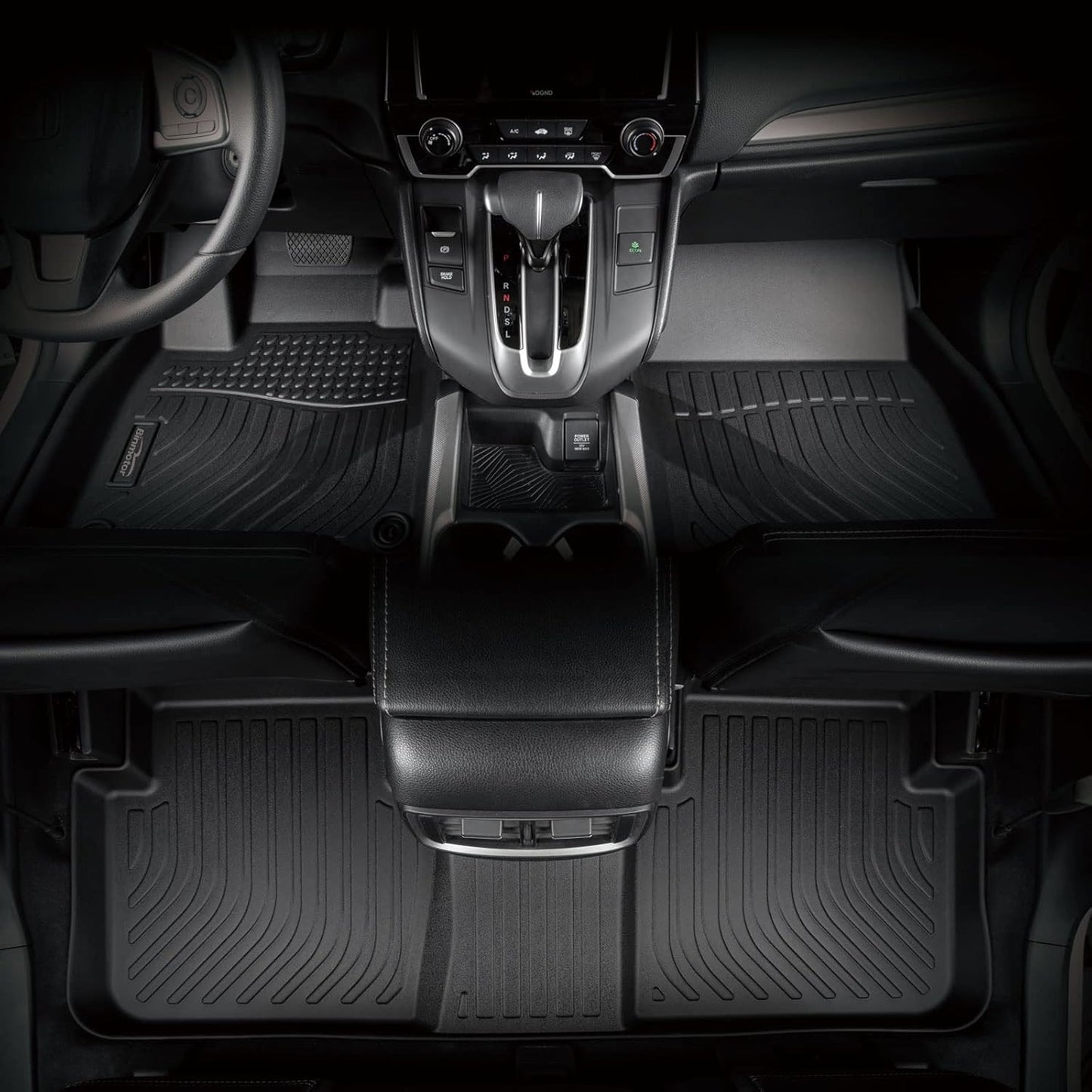 Binmotor-All Weather Car Floor Mats & Cargo Liner for Volvo XC60 2018-2025 (for T5/T6, Not for Recharge/Hybrid), TPE Rubber Liners Cargo Trunk Mat for Volvo XC60 Accessories