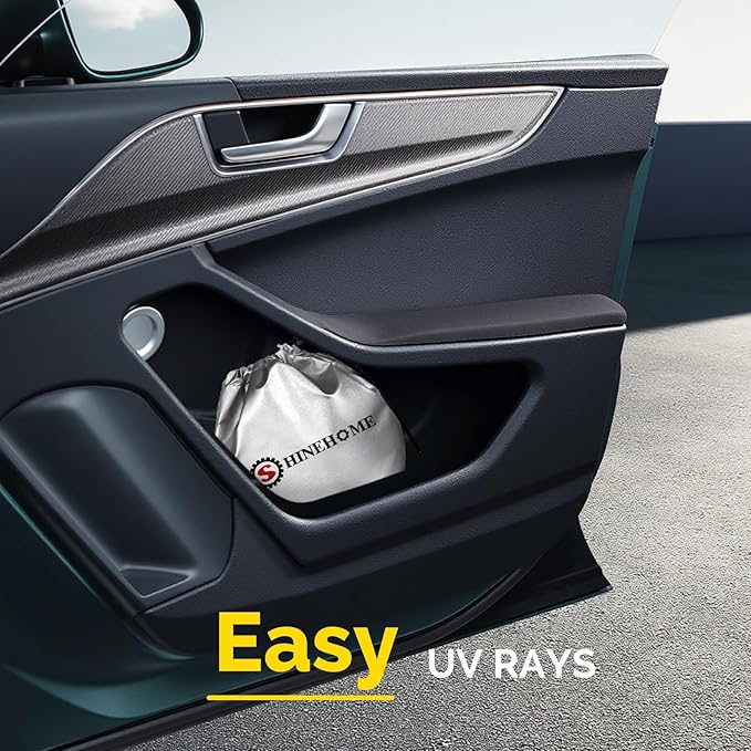 Car Windshield Sun Shade Compatible with 2020 2021 2022 2023 2024 2025 2026 Hyundai Palisade Accessories Foldable Front Window Sunshade Custom Windshield Cover Sun Visor Block UV Rays