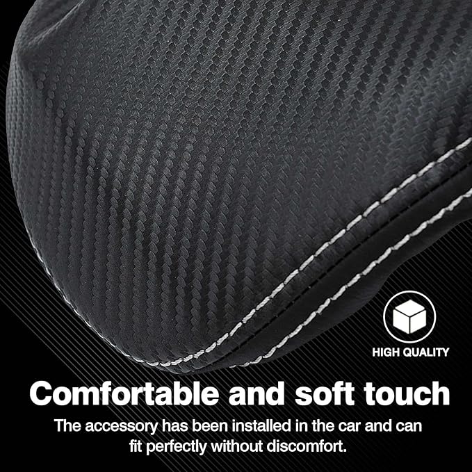 Autorder Center Console Cover for 2020 2021 2022 2023 2024 Buick Encore GX Accessories Armrest Cover Anti-Scratch Middle Console Pad Leather Armrest Protector