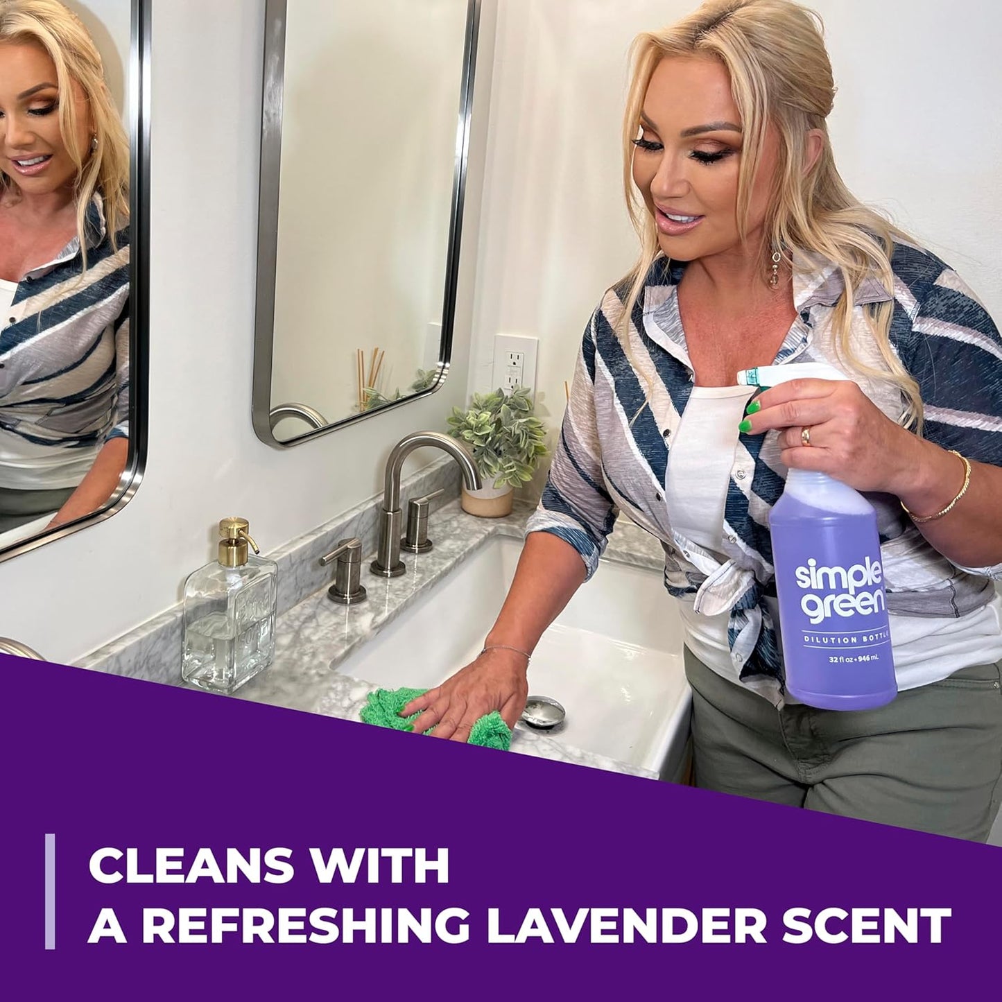 Simple Green All Purpose Cleaner Concentrate Lavender Scent 64 Fl Oz