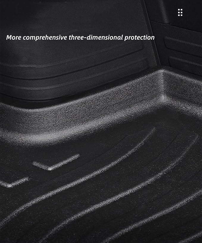Cargo Liners Fits Toyota RAV4 2019-2023 Rear Trunk Floor Mats 3D Boot Tray All-Weather TPE Black