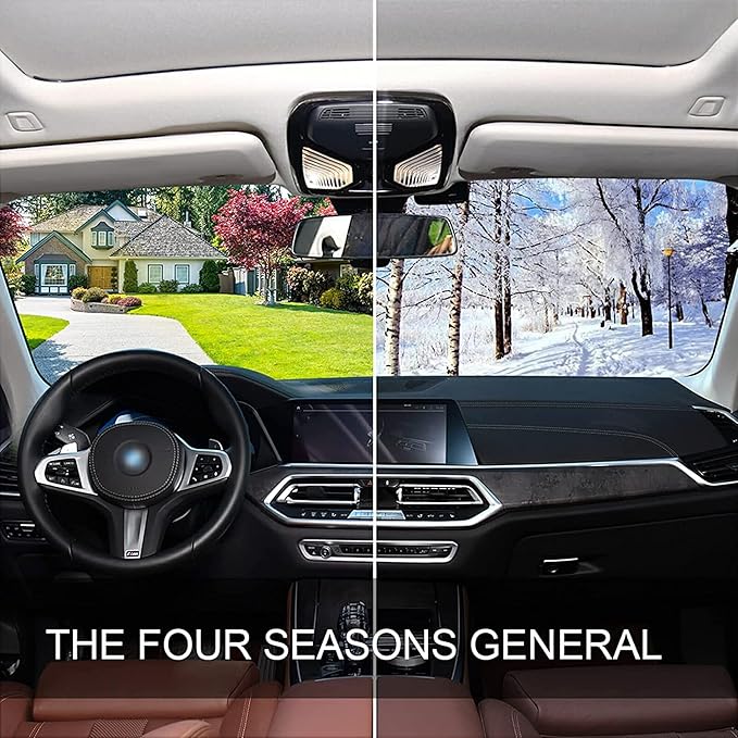 xigua Wolf Car Windshield Sunshade Foldable Front Window Sun Visor Protector for Car,SUV,Truck - Keep Vehicle Cool,55 x 27.6 Inch