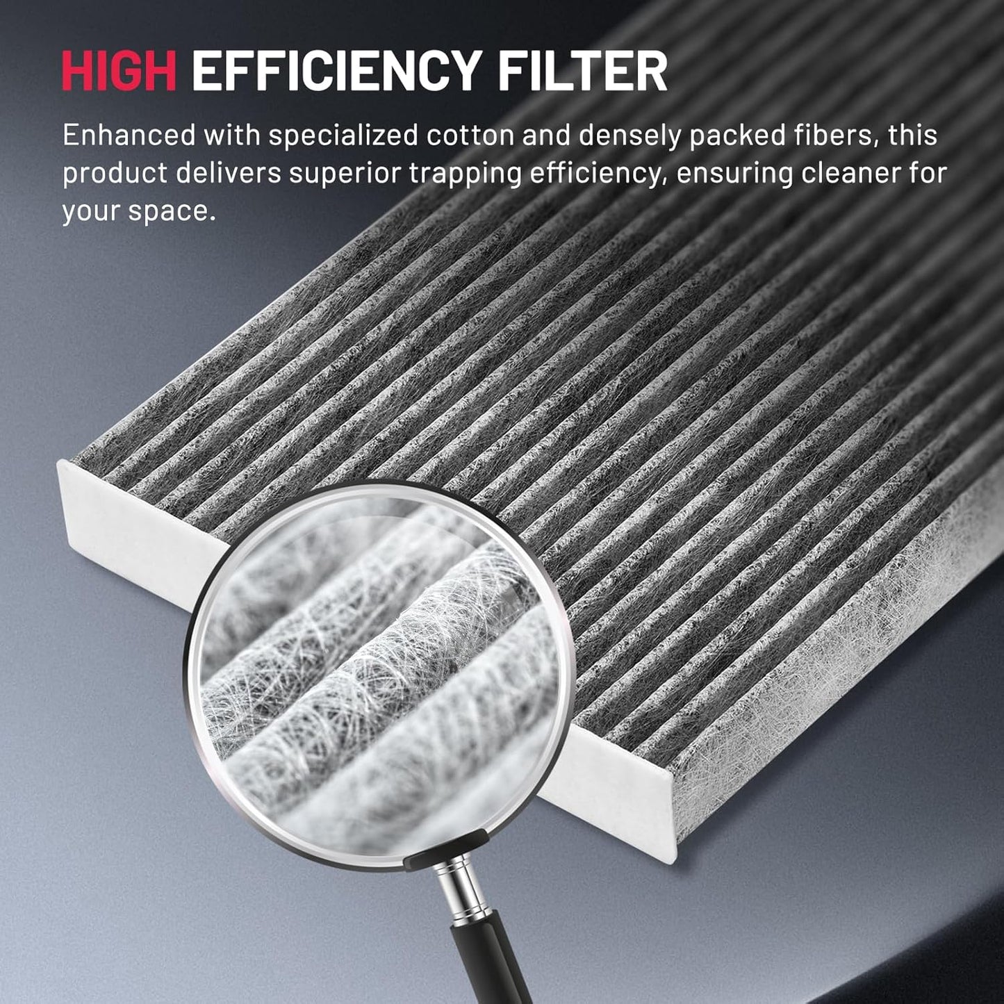 BDFHYK CF10329 Cabin Air Filter with Activated Carbon Compatible with Hyundai 2001-2006 Elantra, 2007-2010 Entourage, 2003-2008 Tiburon, Compatible with Kia 2006-2010 Sedona 3.8L V6