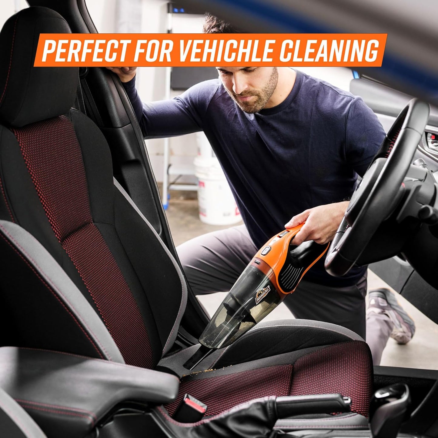 Armor All AA07V1 0902 Handheld Car Vac, Orange