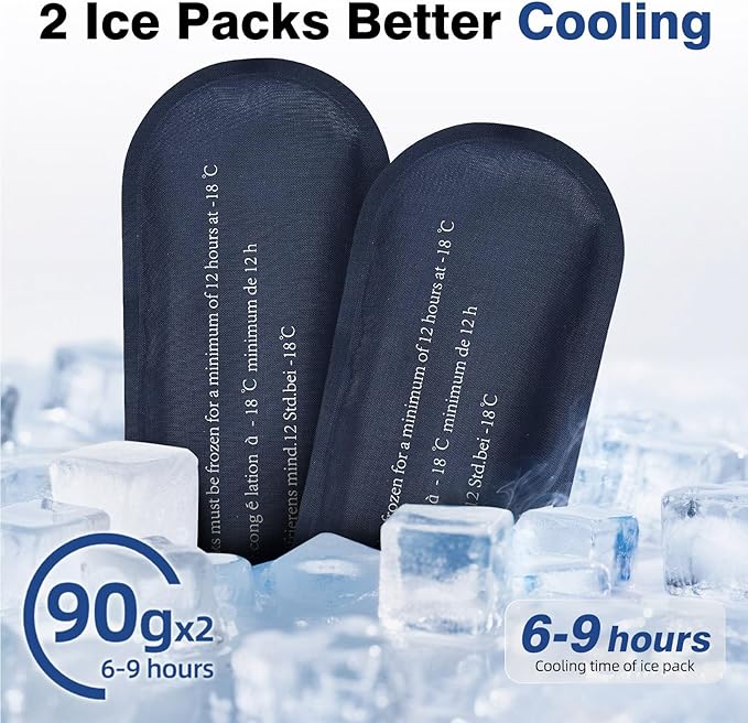 apollo walker Insulin Cooler Travel Case Diabetic Medication Cooler with Ice Packs and Insulation Liner insulin cooler travel case tsa approved