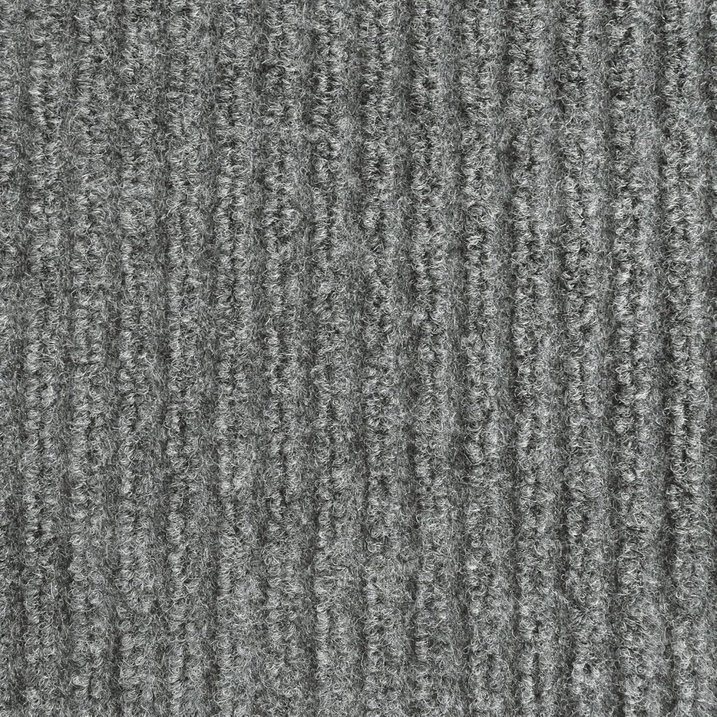 iCustomRug Spartan Weather Warrior Duty Indoor/Outdoor Utility Ribbed in 3ft,4ft,6ft Widths 70 Custom Sizes with Natural Non-Slip Rubber Backing 4'X50' in Grey