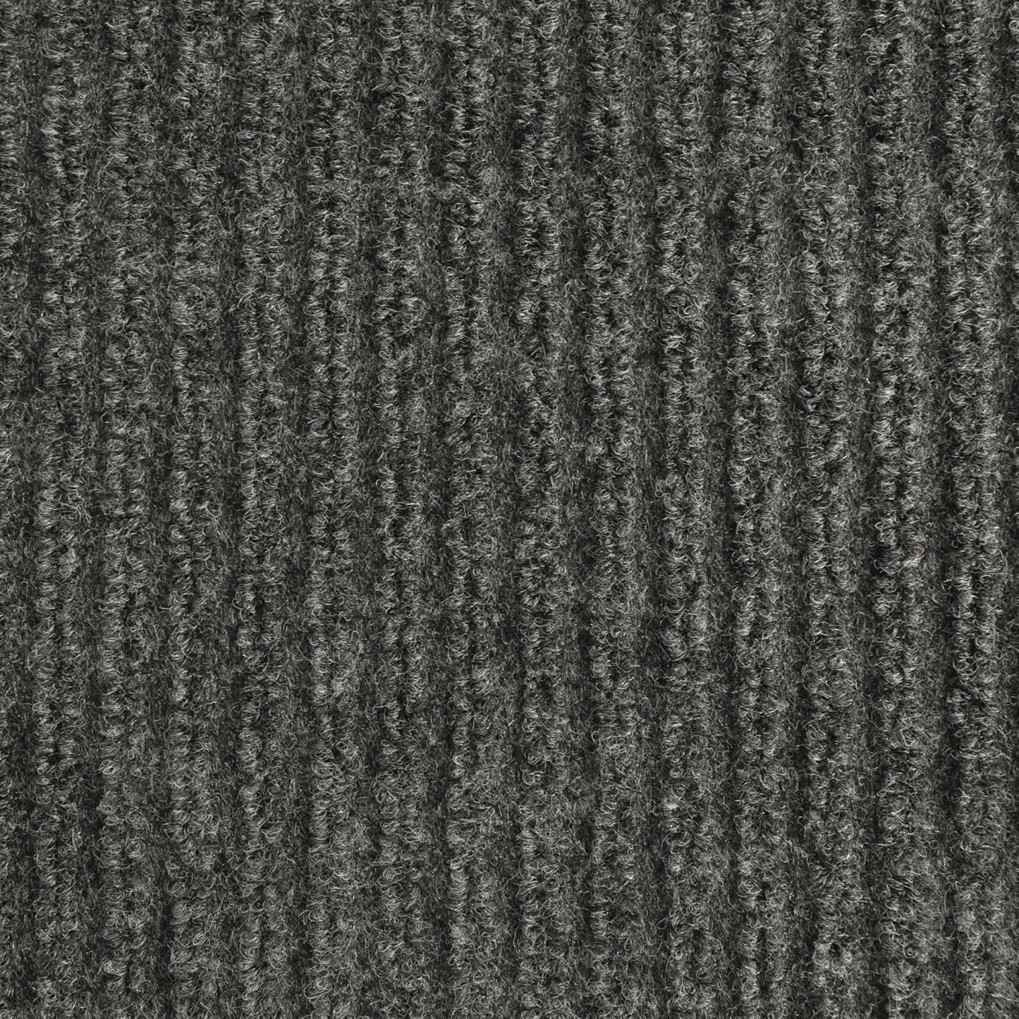 iCustomRug Spartan Weather Warrior Duty Indoor/Outdoor Utility Ribbed in 3ft,4ft,6ft Widths 70 Custom Sizes with Natural Non-Slip Rubber Backing 4'X38' in Charcoal