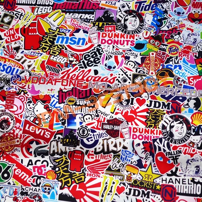 Free Tool Kit EZAUTOWRAP ES Bomber Hellaflush Anime Cartoon Car Vinyl Wrap Sticker Decal Air Release - 60"X108" (5FT X 9FT)